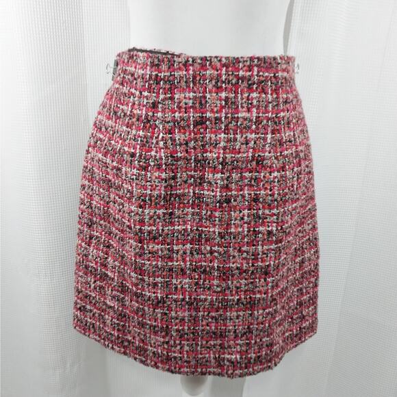 NWOT! TALBOTS! STUNNING RED, ORANGE, BROWN, BLK & CREAM WOOL+ SKIRT SUIT! SZ 4P - Picture 11 of 15